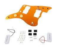 Vibrivio Loaded Pickguard metallo plastica precablato Guitar Pick Guard Scratclate Backplate Accory Set, White Pearl GP505, compatibile con chitarre standard