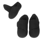 Vibrivio Pantofole Uomo e Donna con Suola Antiscivolo Extra Larga, Ammortizzate e Regolabili - Ideali per Anziani, Diabetici e Piedi Gonfi - Comode per Casa, Ospedale e Passeggiate - Taglia 40-41