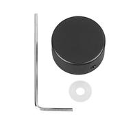 Vibrivio Tappo per interruttore a pedale in alluminio per chitarra elettrica, protezione dei picchi, colore argento, design per prestazioni migliorate