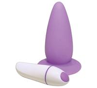 Vibromasseur anal SMile Boogie mauve en silicone - 7 vitesses - Vibros