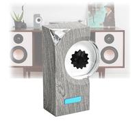 Vibromystic Ferrofluid Sound Visualizer, Ferrofluid Speaker Music Mate, Dancing Ferrofluid with Music Rhythm, Symbiote in a Bottle, Ferrofluid Display Lamp,Ferrofluid Desk Toy, Teenager Gifts(Gray)