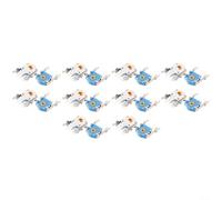 Vibsky 10 pezzi di ricambio robusto encoder mouse per Logitech G403 G603 | Confezione da 10 rotella di scorrimento per mouse di ricambio per Logitech G403, G603, struttura in metallo per un input di