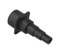 Vibsky Adattatore Step Down per aspirapolvere Wet Dry per tubi da 5-30,5 cm a utensili da 3,5 cm a 63,5 cm, morbido per la pulizia di connettori in plastica multi-diametro