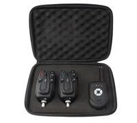 Vibsky Allarme digitale wireless per pesca alla carpa, set con 2/3/4 trasmettitori e 1 ricevitore, antipioggia con sensibilità e controllo del volume, per serbatoio e pesca in mare