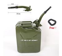 Vibsky Beccuccio in metallo con ugello in gomma, 38 cm, per taniche standard da 5 l, 10 l, 20 l