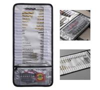 Vibsky Borsa portautensili a rullo per attrezzi e cancelleria, nylon 1680D resistente all'acqua, con design a fessura sigillata (B)