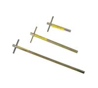 Vibsky Chiave a triangolo per ascensore, cacciavite triangolare in metallo da 100 mm/200 mm/300 mm per porta di ascensore e accesso al pannello di utilità