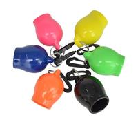 Vibsky Confezione da 2 tappi per bocchino con clip in acciaio inox, supporto per polpo in PVC per protezione igienica, giallo fluo verde