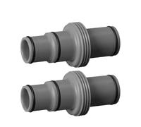 Vibsky Connettore per tubo filtrante a sabbia da 38 mm e 32 mm, adattatore a T a 3 vie per Intex e per piscine Coleman, installare raccordi in PP con morsetti in acciaio inossidabile