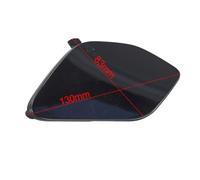 Vibsky Copertura per gancio di traino paraurti anteriore per modelli BMW X1 F48 e F49, nero, materiale di alta qualità, strumento di installazione, protts foro gancio di traino