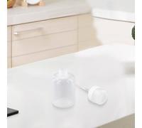 Vibsky Dispenser a pressione riutilizzabile da 200 ml per struccante e solvente per unghie, applicatore in plastica portatile con pompa bloccabile