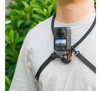 Vibsky DJI OSMO 360 - Supporto da collo per action camera e smartphone, adattatore magnetico con vestibilità comoda e fascia toracica per corsa, ciclismo, sci