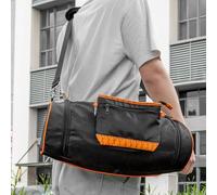 Vibsky EVA Custodia portatile per altoparlante JBL BOOMBOX 1/2/3, custodia da viaggio trasparente insonorizzata con design spazioso, 47 x 18 x 18 cm, nero