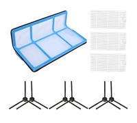 Vibsky Filtro spazzola laterale di ricambio e panno per mocio per robot aspirapolvere V3/V3s/V5/V5s/V5s Pro, 10 spazzole, 5 filtri, 5 panni