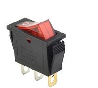 Vibsky Interruttore a bilanciere SPST 15 A 250 V 20 A 125 V ON-OFF-ON 3 pin con terminali push-in per elettrodomestici