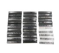 Vibsky Kit di 350 pezzi di transistor e diodi SMD, 35 valori x 10 pezzi ciascuno, include tipi SOT-23 e SMA per S9012, S9013, 2N2222, 1N4148, 1N4007