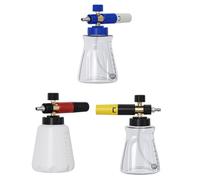 Vibsky Lancia schiuma per idropulitrice con vaso in schiuma da 1 L, ugello regolabile a 360 gradi e manopola di controllo della concentrazione della schiuma, connessione rapida da 1/4", per Karcher