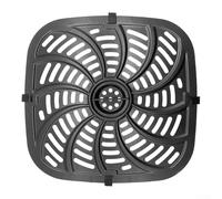 Vibsky Padella per friggitrice ad aria per TurboTouch Easy View 8 QT, piastra di ricambio in acciaio inox con rivestimento antiaderente, lavabile in lavastoviglie, 24 x 24 cm, include 4 paraurti in