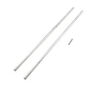 Vibsky Pali di supporto per aiuole da giardino, aste in metallo anti-deformazione per aiuole rialzate, 572 mm/508 mm/485 mm, bianco