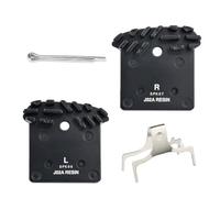 Vibsky Pastiglie freno a disco J02A in resina metallica per Shimano BR-M6000, M9000, M9020, M615, M987, nero