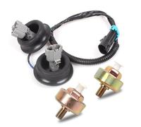 Vibsky Per Chevrolet Knock Sensor Harness Set, Doppio Sensore di Detonazione E Cablaggio Kit Di Raggiungibilità Cablaggio, Alluminio E Ic, 15 X 9.5 X 9 Cm, Nero, Sy Per Installare