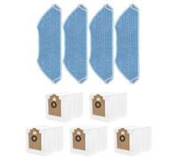 Vibsky Per robot aspirapolvere Lefant M2 Pro e M2S Pro, 4 panni per mocio e 5 sacchetti per la polvere, design senza intasamenti, tenuta forte