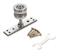 Vibsky Rotella pieghevole per porta, in acciaio inox resistente, con rotazione a 360 gradi e regolazione in altezza di 10-28 mm, capacità di carico 100 kg