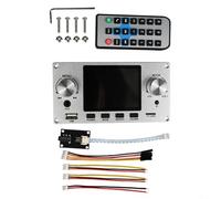 Vibsky Scheda decodifica audio ad alta fedeltà, schermo IPS da 2,8 pollici, modulo scheda audio USB 5.0, uscita digitale I2S, 24 bit per kit di sviluppo industriale (argento)