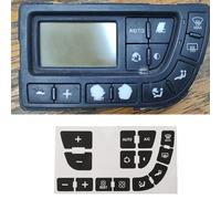 Vibsky Set di adesivi per riparazione pulsanti C4 Grand, rivestimento in vinile nero con scritta bianca