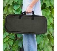 Vibsky Set di buzz bar per pesca alla carpa, con borsa per attrezzatura e 2 teste di supporto per canna da pesca, nero