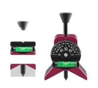 Vibsky Strumento di ricerca del centro del tubo con goniometro regolabile per tubi da 3,8 cm a 6 pollici, corpo magnetico in alluminio a forma di Y per tubazioni e saldatori