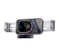 Vibsky Supporto per caricabatterie da auto wireless con design girevole e batteria da 200 mAh, ricarica rapida da 15 W per Samsung Galaxy Z Fold 7/6/5 e Z Flip 7/6/5 (grigio)