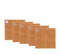 Vibsky Toppa per asciugatura a mosca, panno assorbente per asciugatura mosche e indicatori di filo, marrone, 9 x 9 cm, confezione da 5