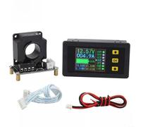 Vibsky Voltmetro LCD bidirezionale Hall Coulomb Meter 90 V DC voltmetro amperometro con protezione da sovratensione per analisi industriale della batteria (500A)