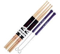 Vic Firth AJ5 Jazz Bundle + HB Brushes
