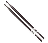 Vic Firth - Bacchette per Batteria NOVA® - Hickory Americano - N5AB - Punta di Legno - Nere
