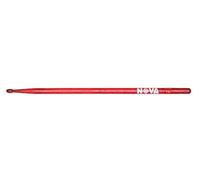 Vic Firth - Bacchette per Batteria NOVA® - Hickory Americano - N7AR - Punta di Legno - Rosse