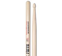 Vic Firth - Bacchette per Batteria Serie American Classic® - 5BDG DoubleGlaze - Hickory Americano - Doppio strato di finitura laccata - Punta Legno