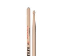 Vic Firth - Bacchette per Batteria Serie American Classic® - 7APG PureGrit - Hickory Americano - Lacquer Free Fdiish with Abrasive Wood Texture - Punta di Legno