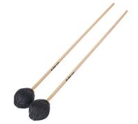 Vic Firth - Bacchette per Marimba Serie Corpsmaster® - M180 - Yarn - Centro Sintetica - Morbido - Nere