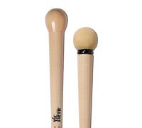 Vic Firth - Mazzuolo per Grancassa Symphonic Collection Serie Signature - TG21 Serie Tom Gauger - Double End - Chamois/Legno