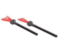 Vic Firth - Spazzole-mazzuola Ibrida Serie World Classic® per Cajón - Nere/Rosse