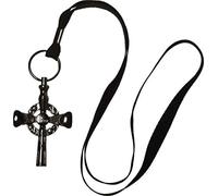 Vic Firth VICKEY Drum Key - Design croce, Argento - NUOVO