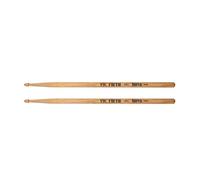 VIC FIRTH - X5B TERRA - Bacchette Hickory 41,91 cm - Punta Legno a Goccia, Taper Medio, Finitura Terra Unica