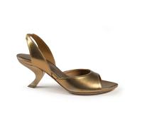 Vic Matié - K24_Apostrophe_Sandalo slingback bronzo - - Shoes - Donna - Giallo - 38 1/2 EU