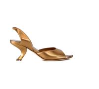 Vic Matié - Sandalo con lacci alla caviglia - - Shoes - Donna - Marrone - 37 EU
