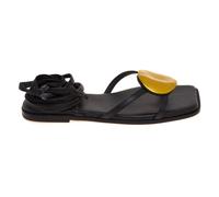 Vic Matié - G42_Square open_Sandalo nero con maxi borchia - - Shoes - Donna - Nero - 37 EU