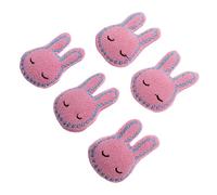 VICASKY 1 5 pezzi di forcine per coniglio accessori per capelli di animali domestici, mini peluche coniglietto ornamento copricapo accessori coniglietto fermagli per capelli cane giocattolo fai da te