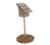 VICASKY 1 decorazione in miniatura per uccelli, per la scena del giardino, in miniatura, resistente alle intemperie, per progetti fai da te, per gli amanti del giardino