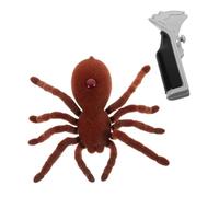 VICASKY 1 decorazione per ragni di Halloween The Childe fogelschreker Spielwaren kidna Toy The Edith Eger Spider Mockin Decorare Puntelli di Scena Light Brown